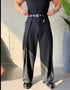 Wide Legs Trousers - (0208)