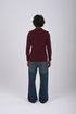 Ribbed Knit Henley Sweater -(W- 0323)