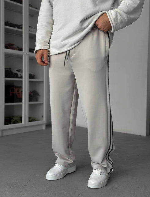 Contrast Stripe Track Pants - (0255)