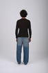 Textured Knit Crewneck Sweater- (W-0329)