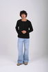 Essential Ribbed Henley Long Sleeve (W-0305)