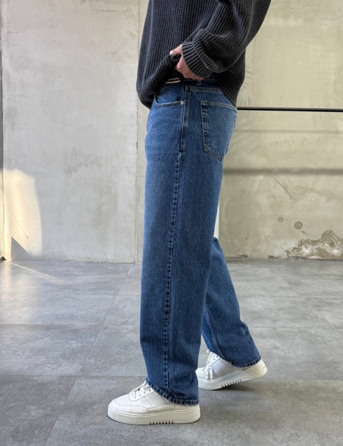 Baggy Fit Wide-Leg Jeans / (0165) ART 3277 - k2