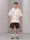 Tropical Patchwork Resort Shirt- (0151)
