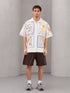 Tropical Patchwork Resort Shirt- (0151)