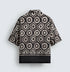 Zara-Geometric Jacquard Resort Shirt - ( 0299)