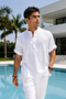 Linen Summer shirt (0219) / white