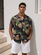 Tropical Leaf Shirt – Midnight Jungle Edition (0192)