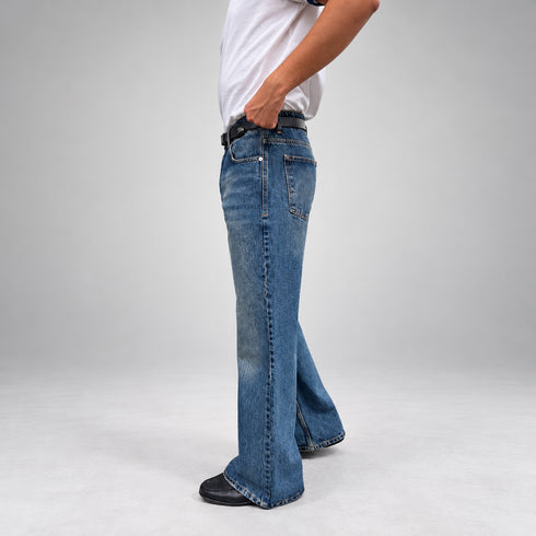 Relaxed Wide-Leg Jeans - (P-0322)