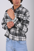 Oversized Plaid Overshirt (W-0325)