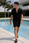 Summer cotton Set – (0215) black