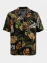 Tropical Leaf Shirt – Midnight Jungle Edition (0192)