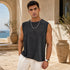 Cotton sleeveless shirt -(0014)