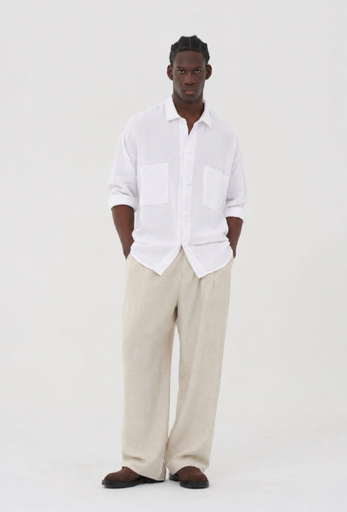 Modal Blend Relaxed Shirt - (0228)