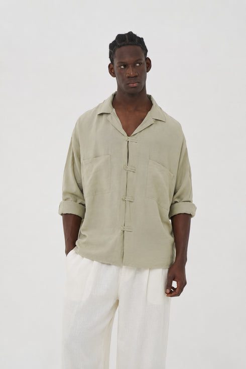 Modal Blend Relaxed Shirt - (0228)