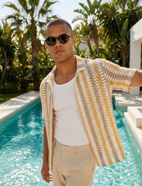 Monaco Summer Knit Shirt- 0150