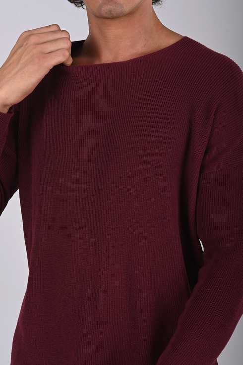Knitwear oversized shirt (W-0062 )