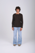 Essential Ribbed Henley Long Sleeve (W-0305)