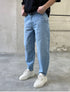 Relaxed Mom Fit Tapered Jeans