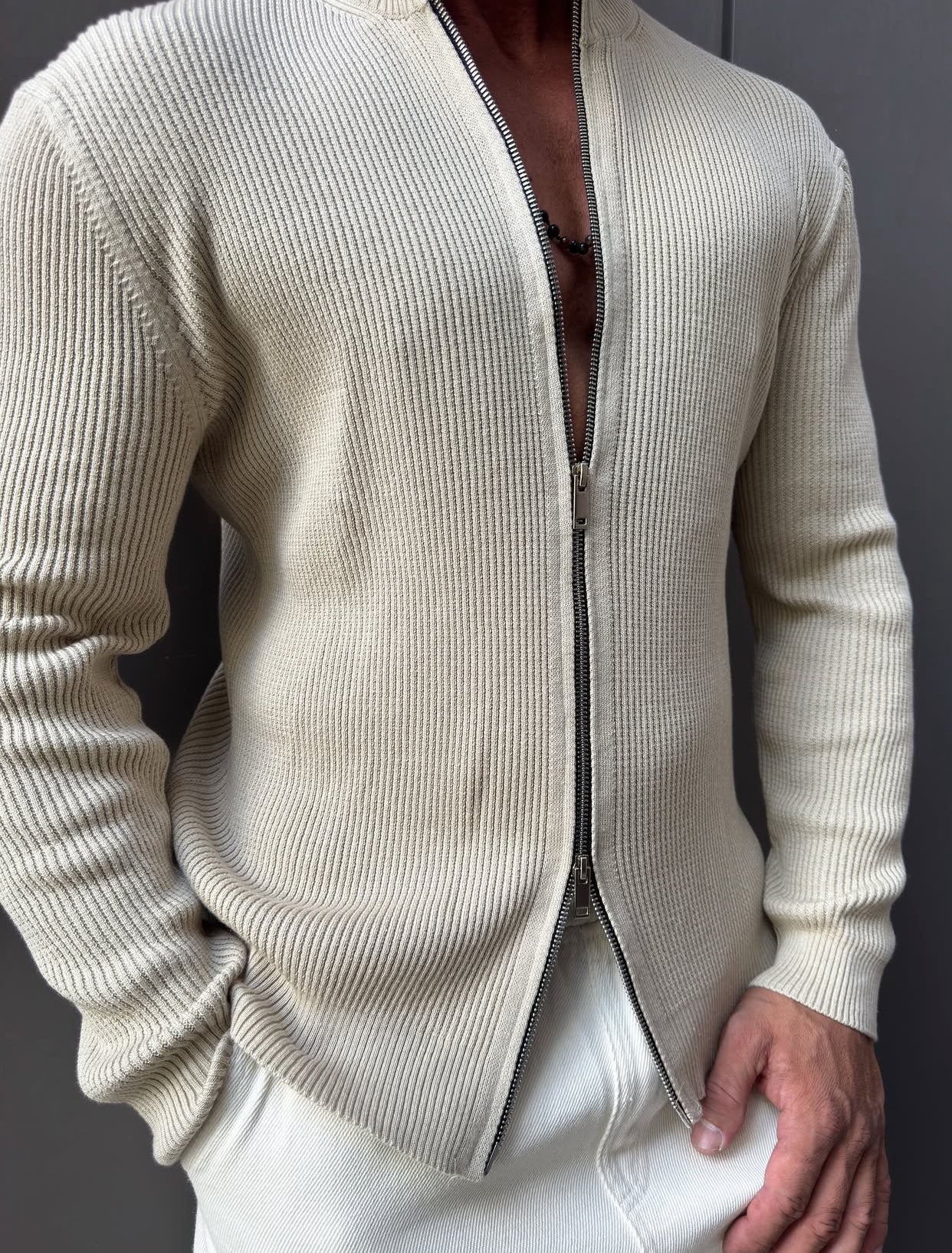 Knitwear pullover - beige   0073