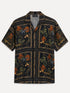 Safari Luxe Print Shirt – Midnight Edition - (0189)
