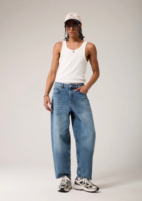 Light Wash Baggy Jeans / 2512- (0167)