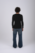 Knit Long Sleeve Top - (W-0324)