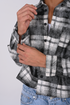 Oversized Plaid Overshirt (W-0325)