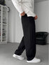 Relaxed Drawstring Summer Pants – black 0125
