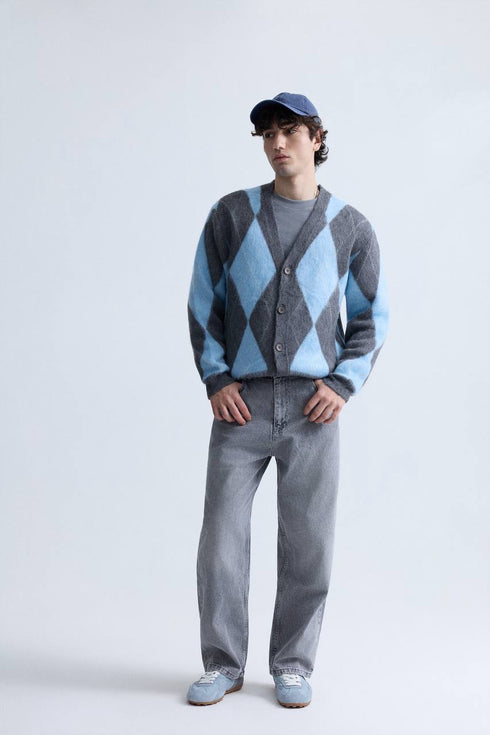Soft Mohair-Effect Cardigan (W-0335)