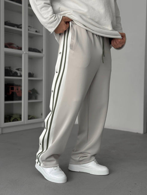 Contrast Stripe Track Pants - (0255)