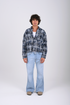 Oversized Plaid Overshirt (W-0325)