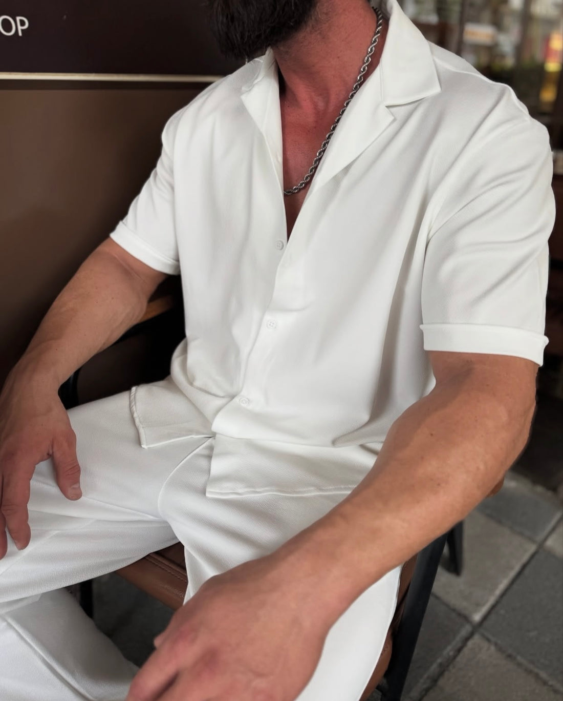 Lycra white set - Sabaia - 001