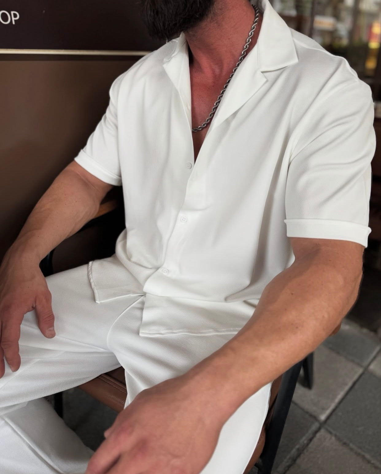 Lycra white set - Sabaia - 001