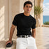 Essential Ribbed Knit T-Shirt – 0018