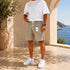 Linen Drawstring Shorts - (0263)