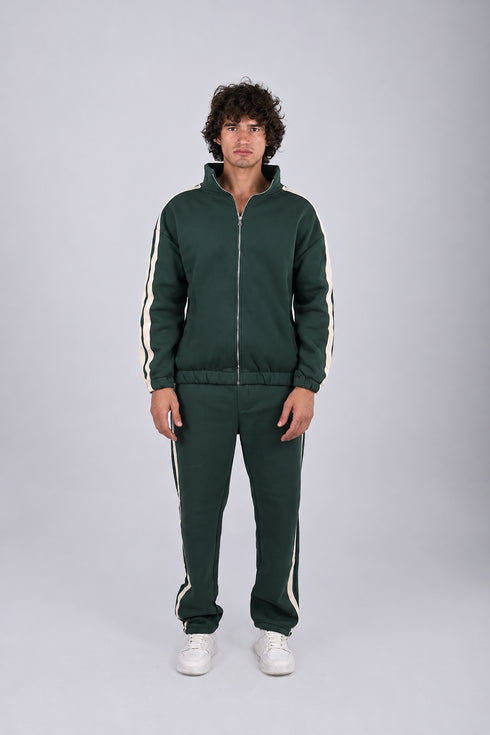 Premium Contrast Stripe Tracksuit (W-0304)