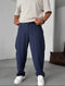 Relaxed pants - blue 0066