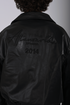 Premium Embroidered Leather Jacket - (W-0312) Black