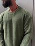 Knitwear oversized shirt (W-0061 )