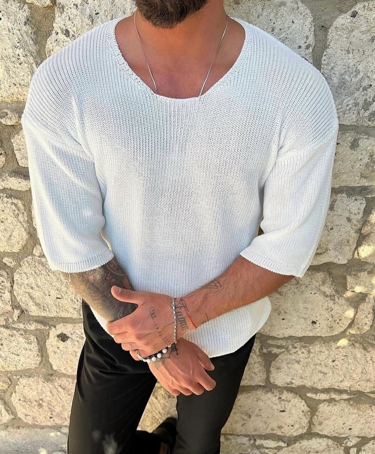 Oversized knitwear long sleeves- 0027