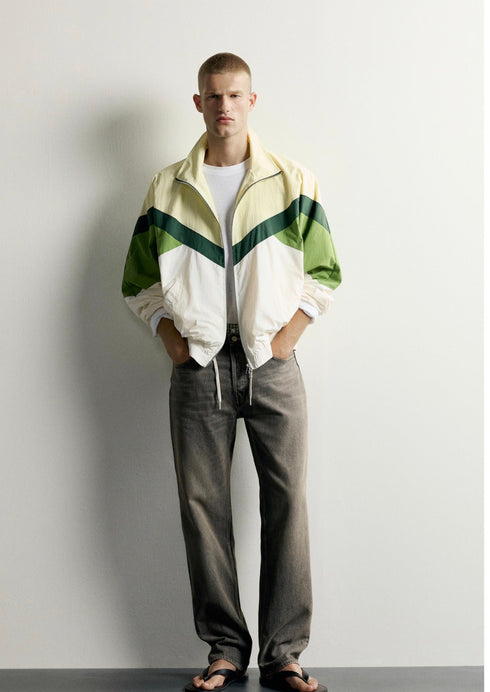 ZARA-COLOUR BLOCK TECHNICAL JACKET (ZW-0010)