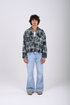 Oversized Plaid Overshirt (W-0325)