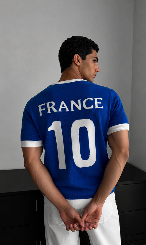 France Knit Jersey - (0218) / blue