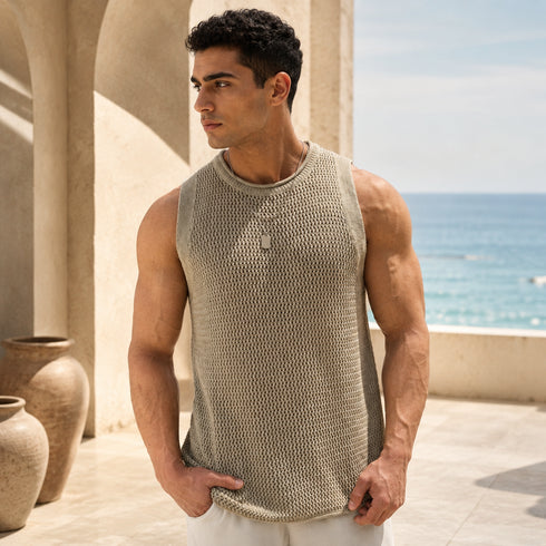 Premium Knit Sleeveless Tank
- (0029)