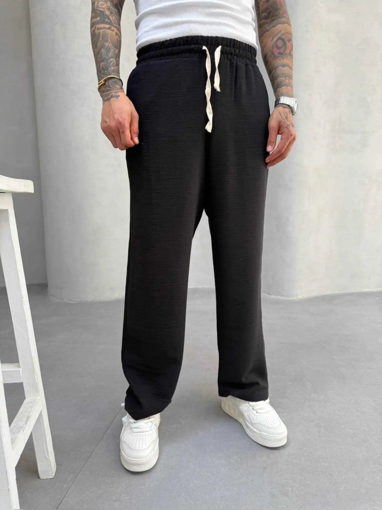 linen JOGGER -Kep 006