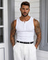 Essential Ribbed Tank Top – white / (0181)