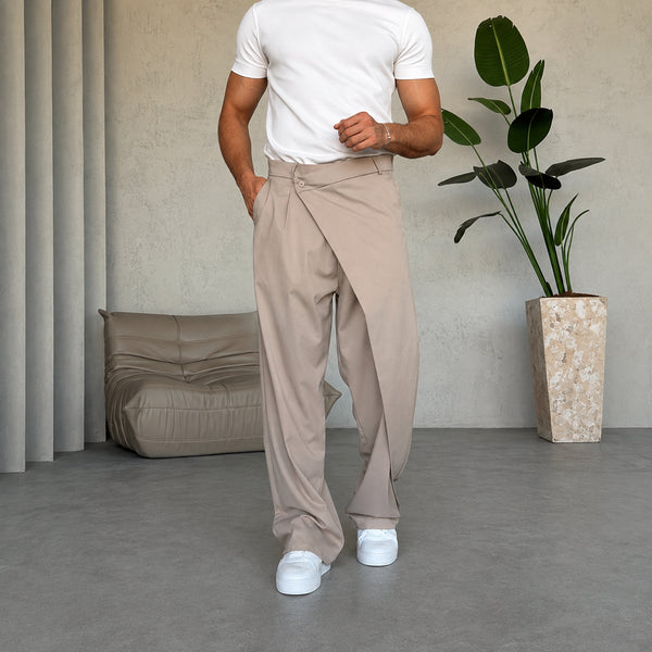 Tailored Wide-Leg Pants (P-0301)