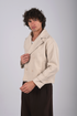 Double Breasted Crop Stamped Jacket - (W-0310)