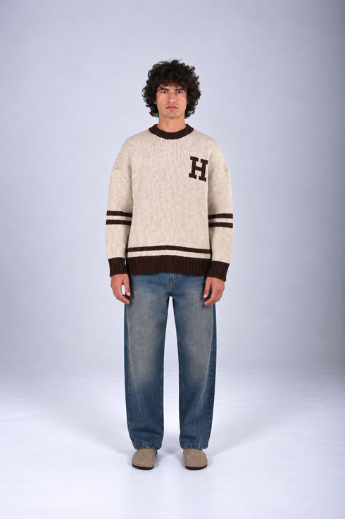 Heritage Monogram Knit Sweater (W-0330)