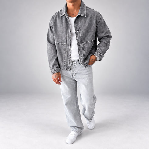 Washed Denim Jacket - (W-0318)